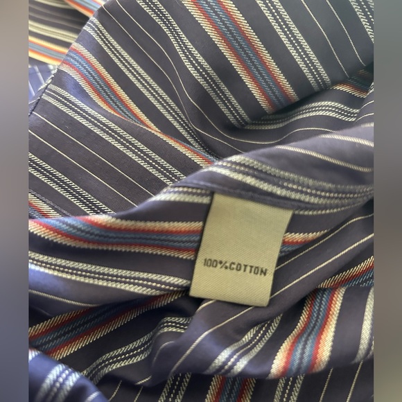 Johnston & Murphy Striped Casual/Dress Shirt Size XL - Picture 8 of 8